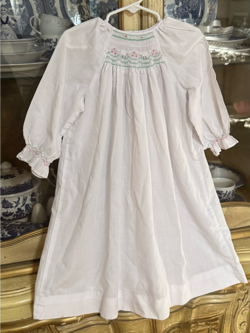 Vintage smocked sheep dress size 3t girls boutique